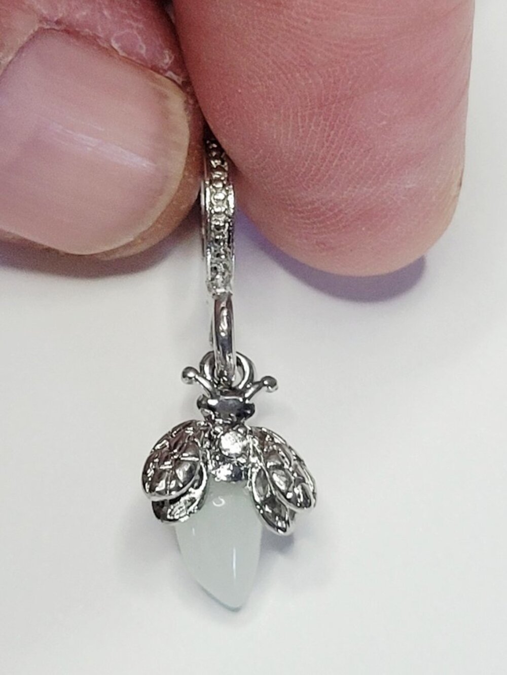 NWT Glow In The Dark Firefly Charm Dangle For Pandora Charm Bracelets Amazing! - Picture 4 of 5